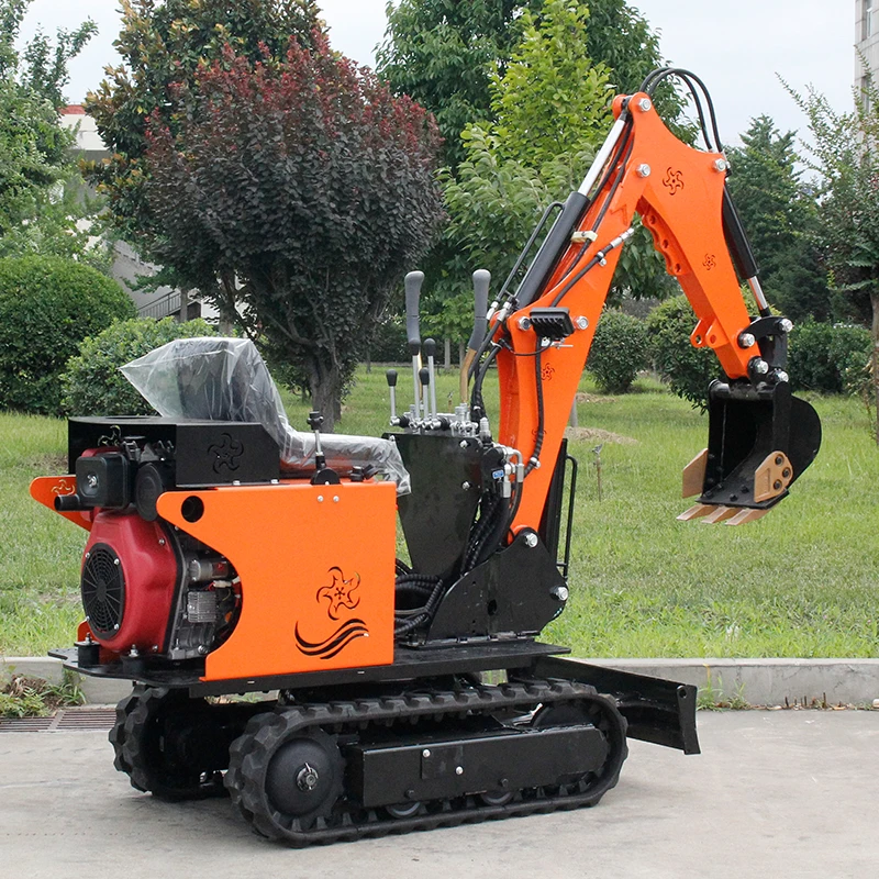 Miniexcavadora de 0,8 toneladas personalizada, precio de fábrica JEEWA, envío gratis, motor Epa, venta al por mayor, excavadora sobre orugas