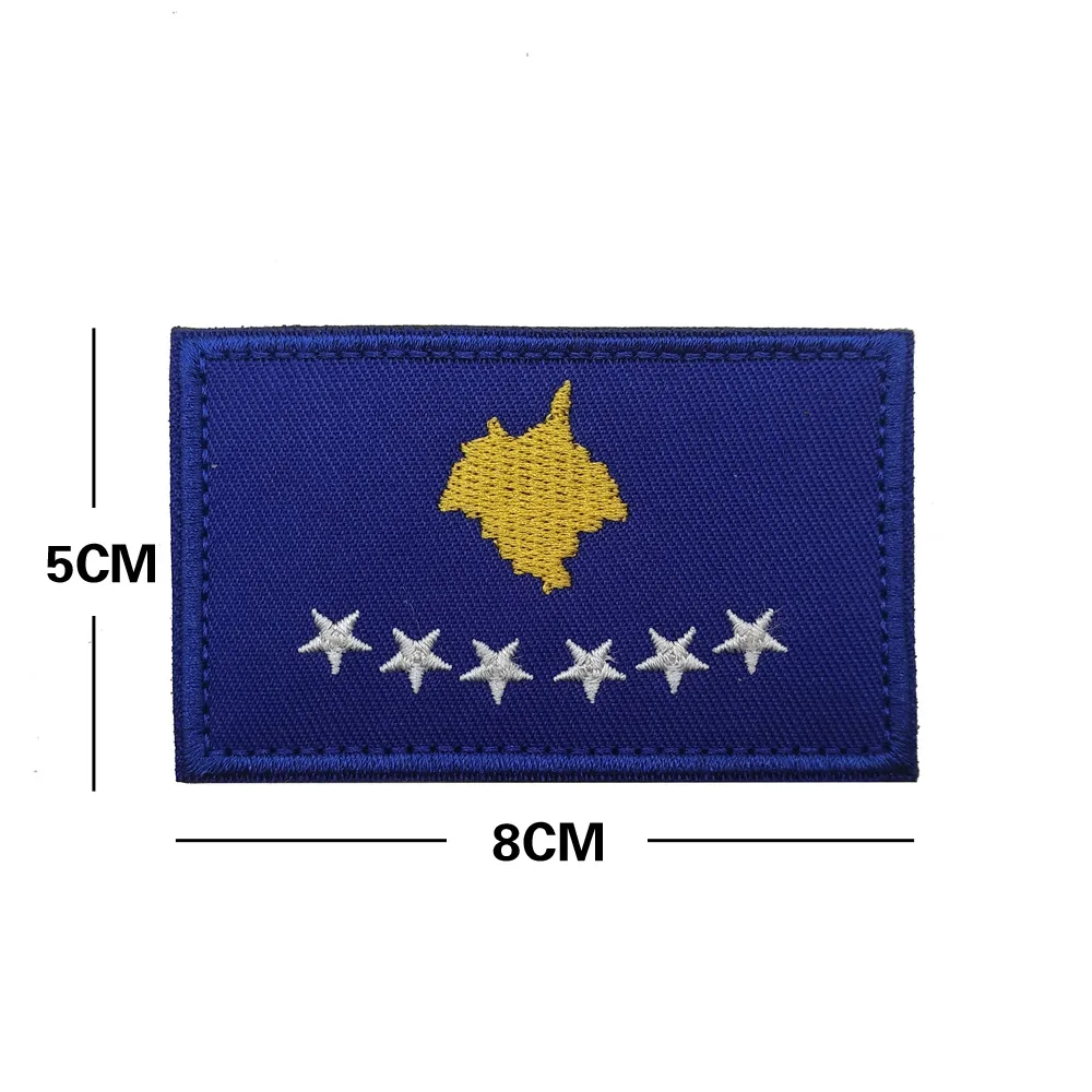 Russia Spain Germany Czech Republic Israel Flag Magic Patch Bag Badge Embroidery Patch Military Patches for Backpack vest hat