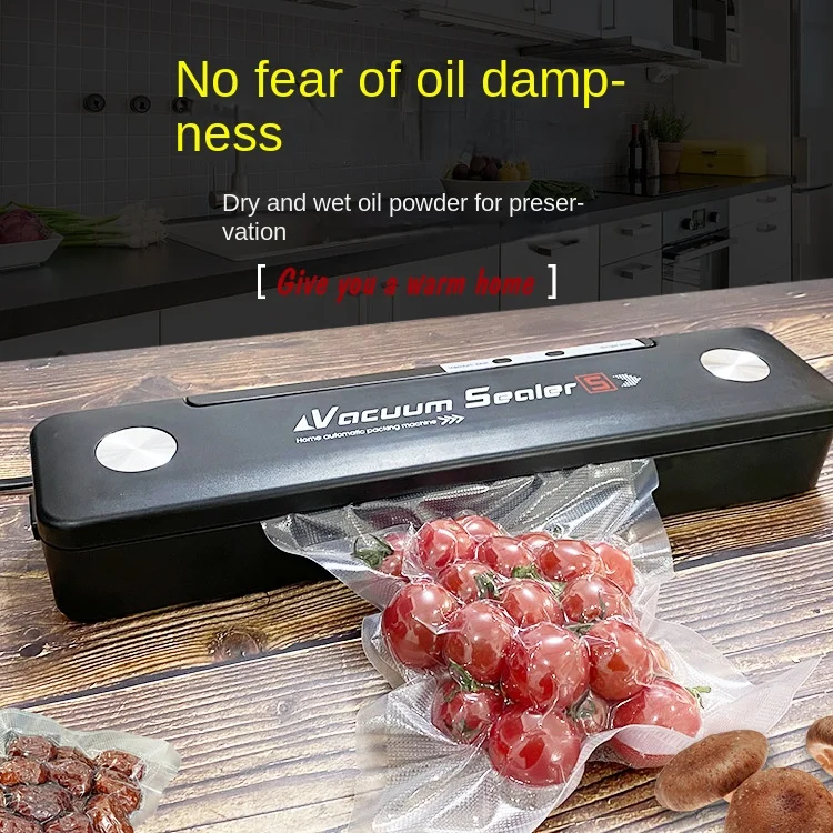 

vacume Household sealing machine, food automatic small plastic sealing sealing and preservation bag sealer אוטם שקיותseladora