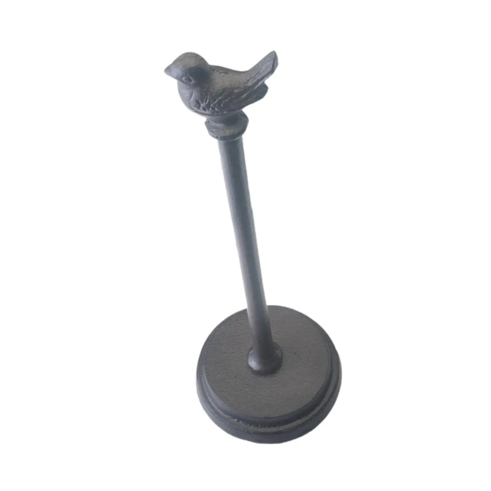 Cast Bird Freestanding Toilet Paper Roll Holder Creative Paper Towel Rack for Bathroom Accessory and Decor Items