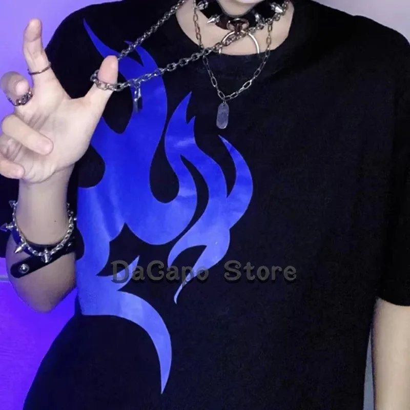 lili 123Project Sekai Shinonome Akito Costume Wig Blue T-skirts Akt Anime Cosplay Party Halloween PJSK Fans Call Unifor