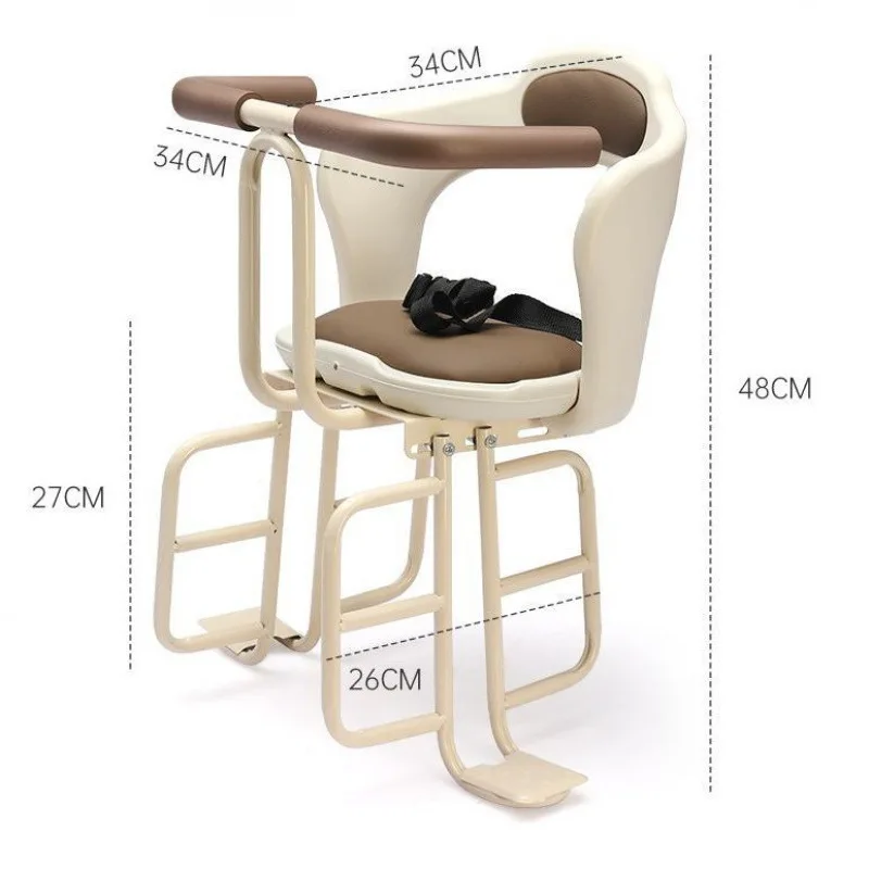 Bicycle rear child seat Mountain bike rear baby seat Folding car Baby rear seat cushion Universal