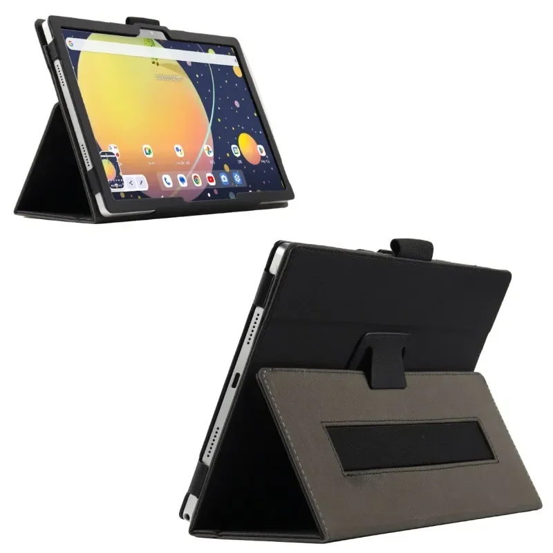 Funda Folio de cuero PU con soporte para Blackview Tab 15 Pro, cubierta magnética con correa de mano para tableta PC de 10,5 pulgadas