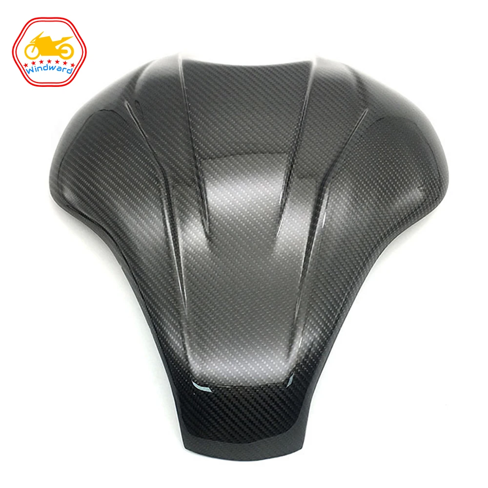 Motorcycle Accessorireal carbon fiber fuel tank cover protection cover fuel tank gasket For Honda CBR500R CB500F 2019 2020 2021