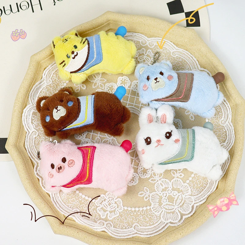 

Cartoon Cute Animal Plush Doll Toy Pendant Key Chains Backpack Hangings Decoration Gifts