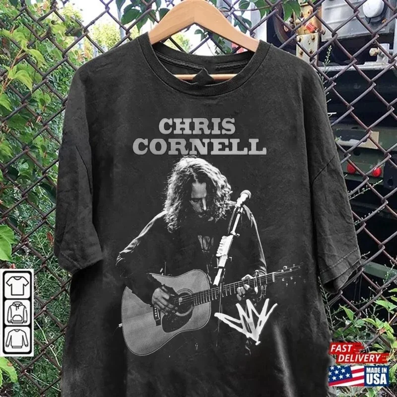 Chris Cornell short-sleeved men's T-shirt unisex casual loose-fitting all-season T-shirt harajuku oversized t shirt