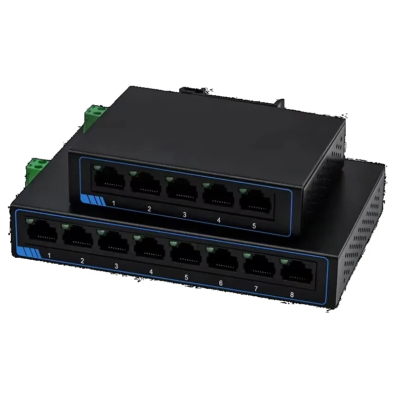 8 Ports 1000Mbps Gigabit Ethernet Unmanaged Switch Industrial Use Desktop Adapter SNMP Function Plug Play SG1008 Switching