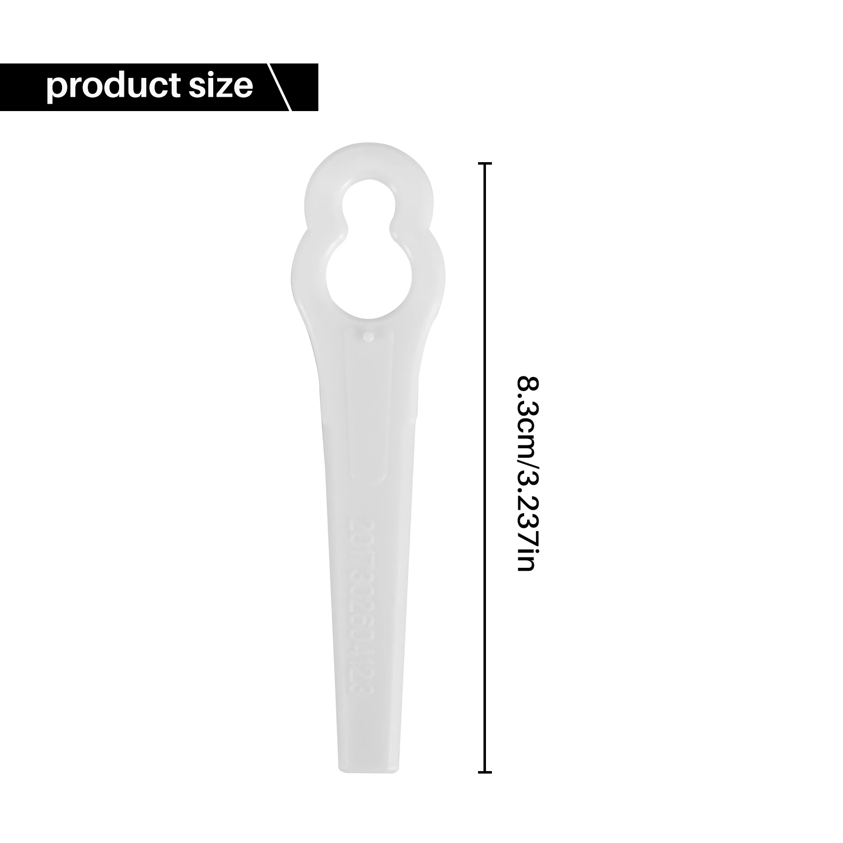 A23E-Safety Blades For ART23 Accutrim Easytrim Strimmer/Trimmer (Pack Of 24)