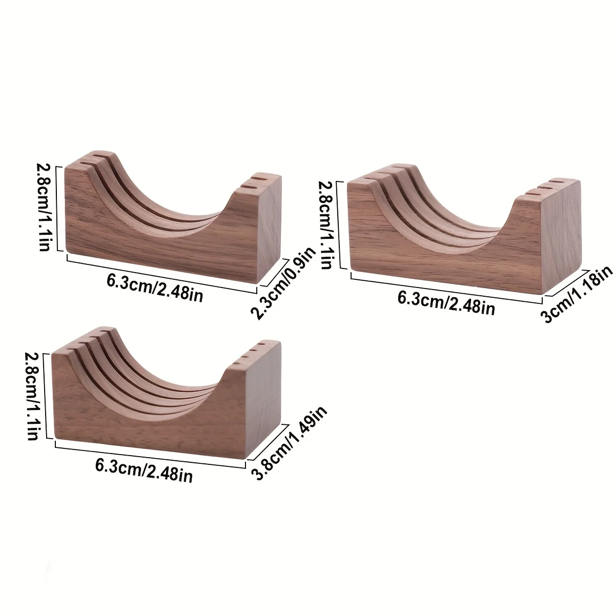 

D5 Coffee Puck Screen Stand, Espresso-Puck Screen Walnut-Stand Coffee Reusable Filter for 51/53/58mm Coffee Filter Screen Holder