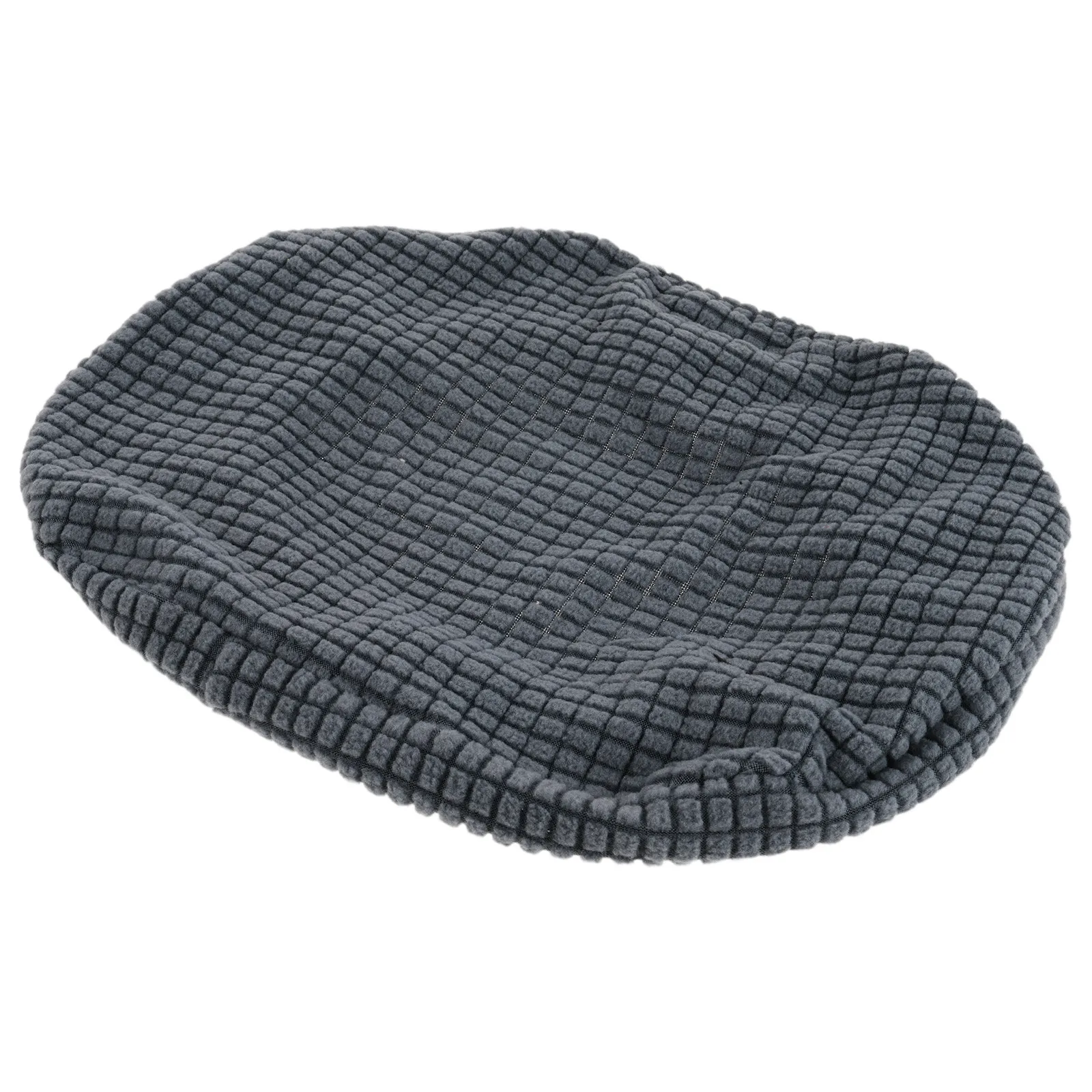 Office Chair Headrest Cover Dark Grey Elastic Non-Slip Protector Computer Swivel Chair Pillow Sleeve Replacement Head Cushion