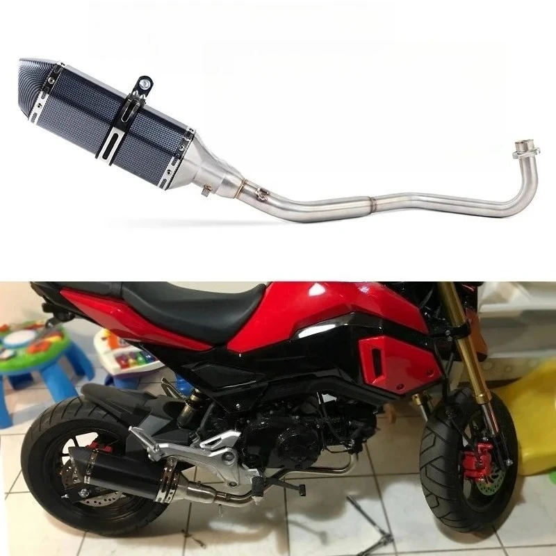 Middle Pipe Muffler Slip On For Honda M3 MSX 125 MSX125
