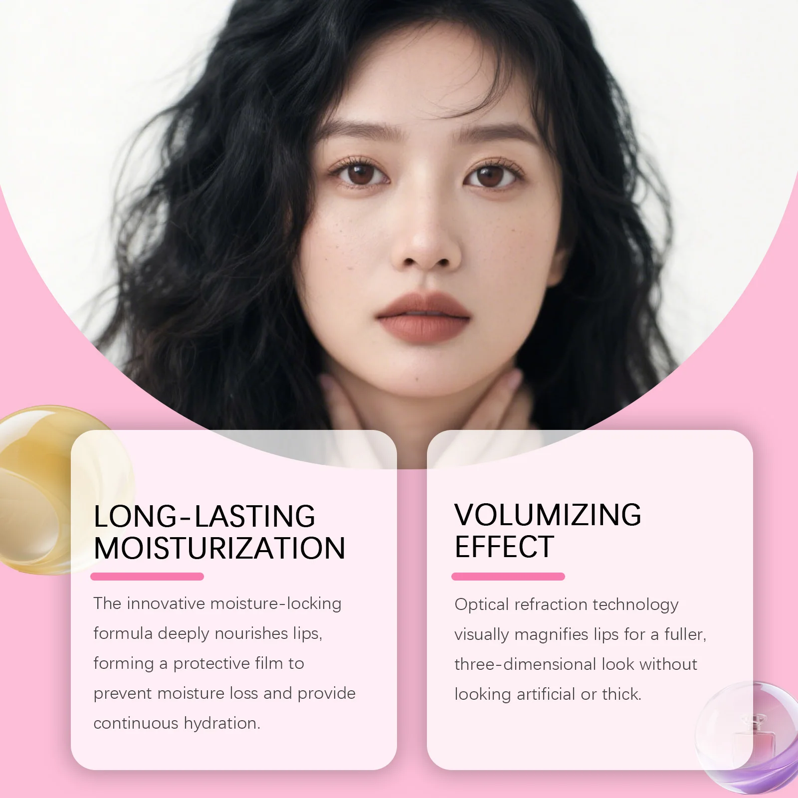 Moisturizing Lip Plumping Gloss Non-sticky Lasting Nude Lip Makeup Smoothing Lip Lines Hydrating Multi Colored Lip Balm Lipstick