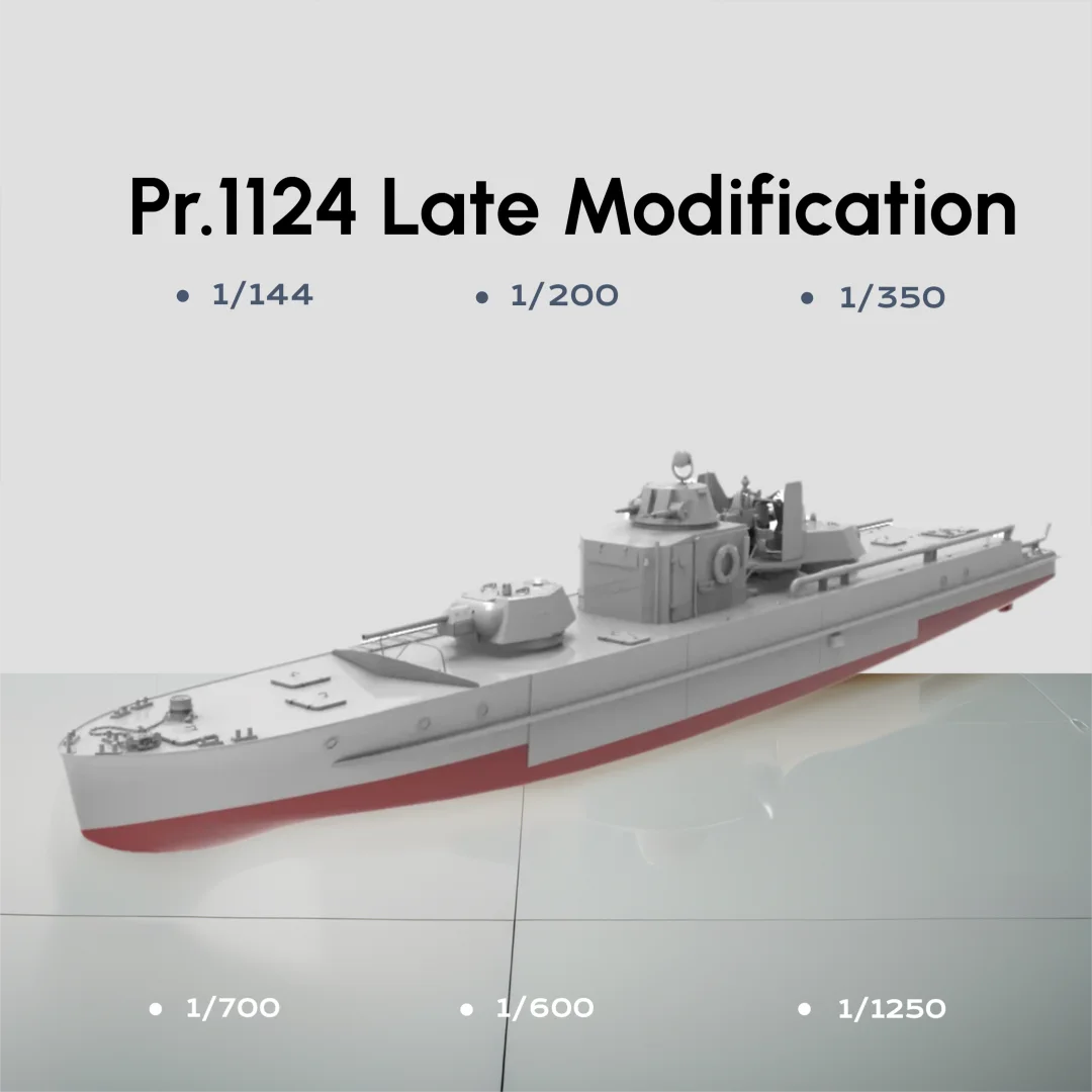 

Pr.1124 Модификация козла RHWS021 1/1250 1/350 1/700 1/200 1/144 Комплект военной модели Waterline