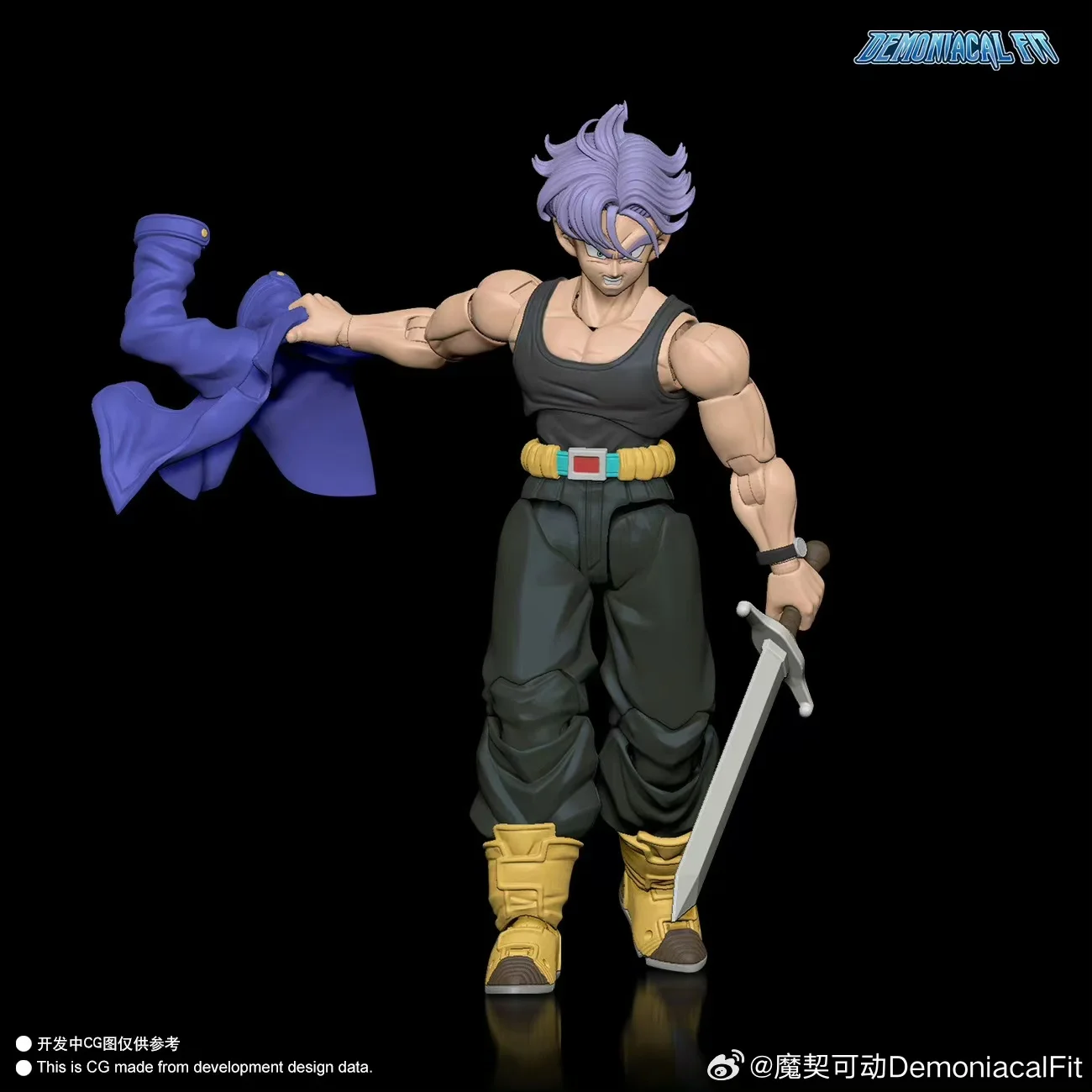 Dragon Ball Demoniacal Fit Shf Figura de Ação Anime, Super Saiyajin, Torankusu, Escultura de Várias Cabeças, Presente de Brinquedo Infantil, Novo