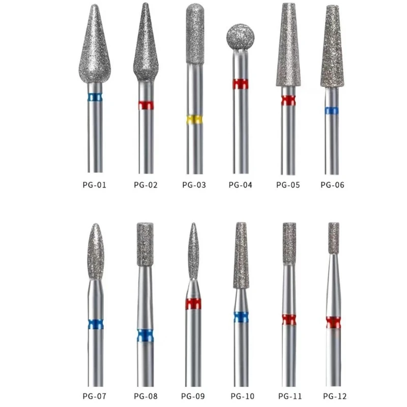 Diamond Drill Bits for Acrylic Gel Nails Drill Bit Cuticle Remover Drop Shipping