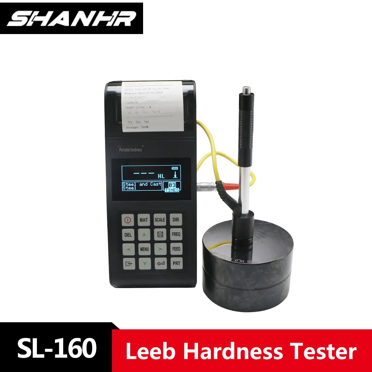 SHANHR SL-160 Portable Leeb Hardness Tester With Printer Measuring Instruments