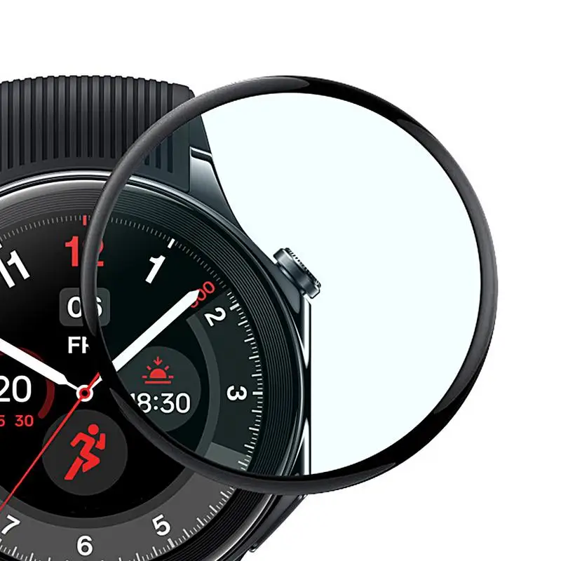 Smartwatch Clear Screen Protector Soft Anti Fingerprint Clear Tempered Glass Screen Protector Protective Film for Smartwatches