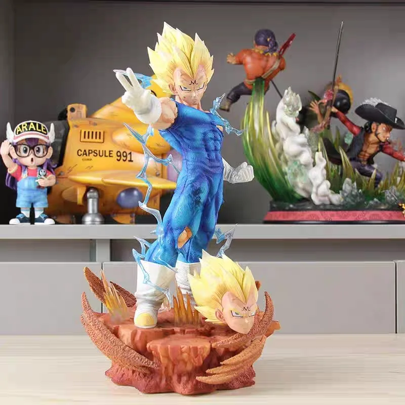 

Фигурка аниме-персонажа Драгонболл: Маджин Вегета, 31,5 см/12,4 дюйма, ПВХ-статуэтка, настольное украшение, коллекционная модель, игрушка, подарок для мальчика