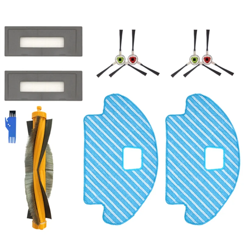 Популярные запасные части для Ecovacs Deebot OZMO 930 610, робот-пылесос, основной ролик, боковая щетка, фильтр, аксессуары для швабры