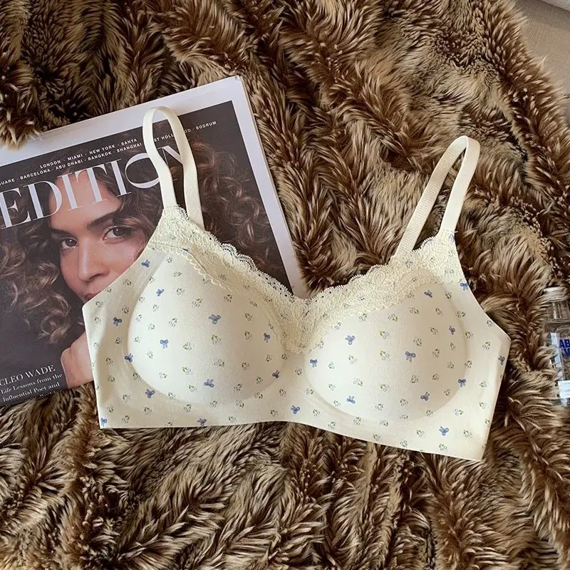 Sujetador de encaje sin forro para mujer tallas M-XXL, colección Desire Bralette push up sexy con soporte ligero y comodidad y forma natural MOYISU