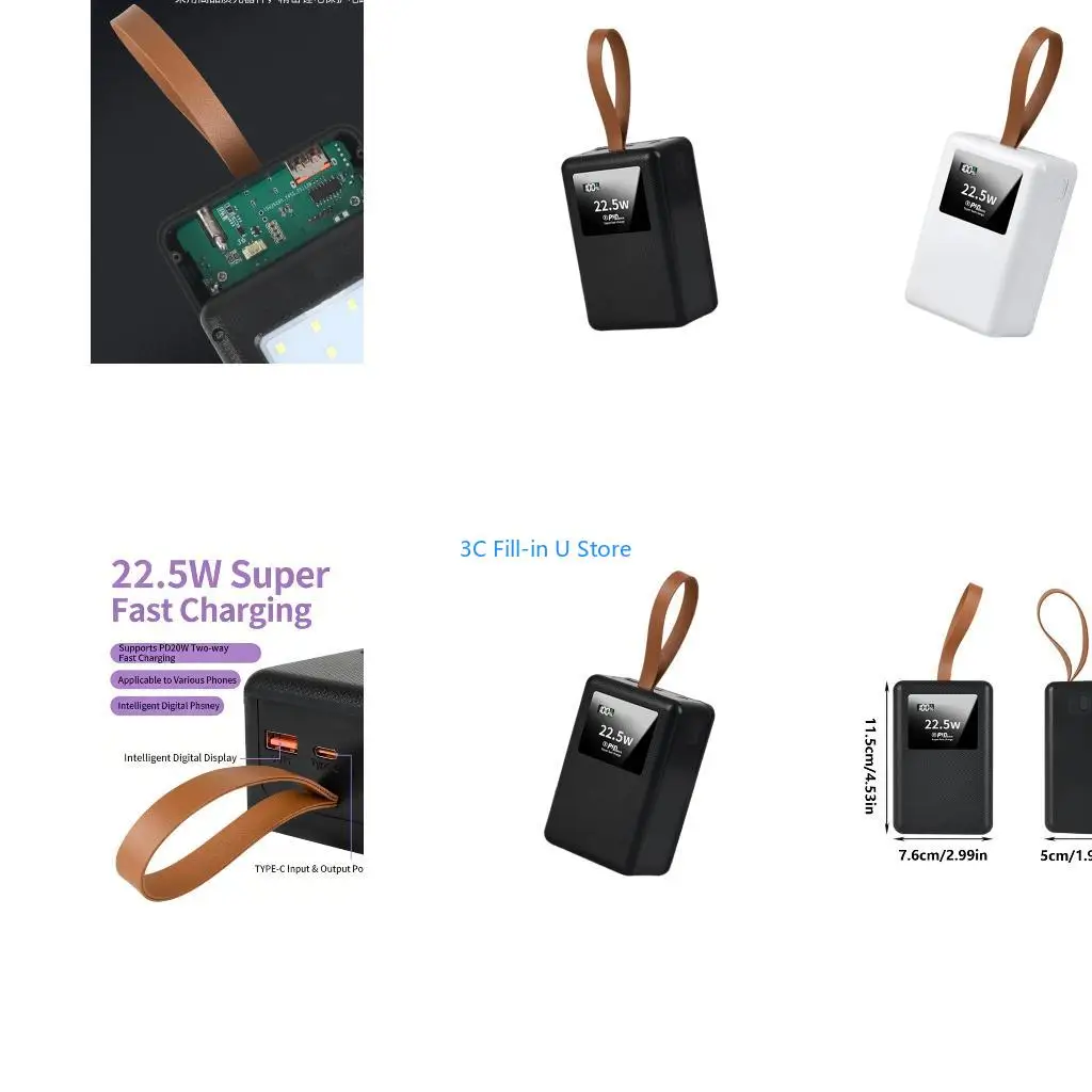 G8TA Lightweight 21700 Power Backup Set Wireless Charging With Real Time Battery Level