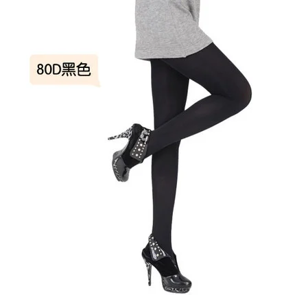 Sexy women pantyhose tight stocking female hosiery Autumn winter 80D anti hook silk Leggings micro meat velvet panties PR115