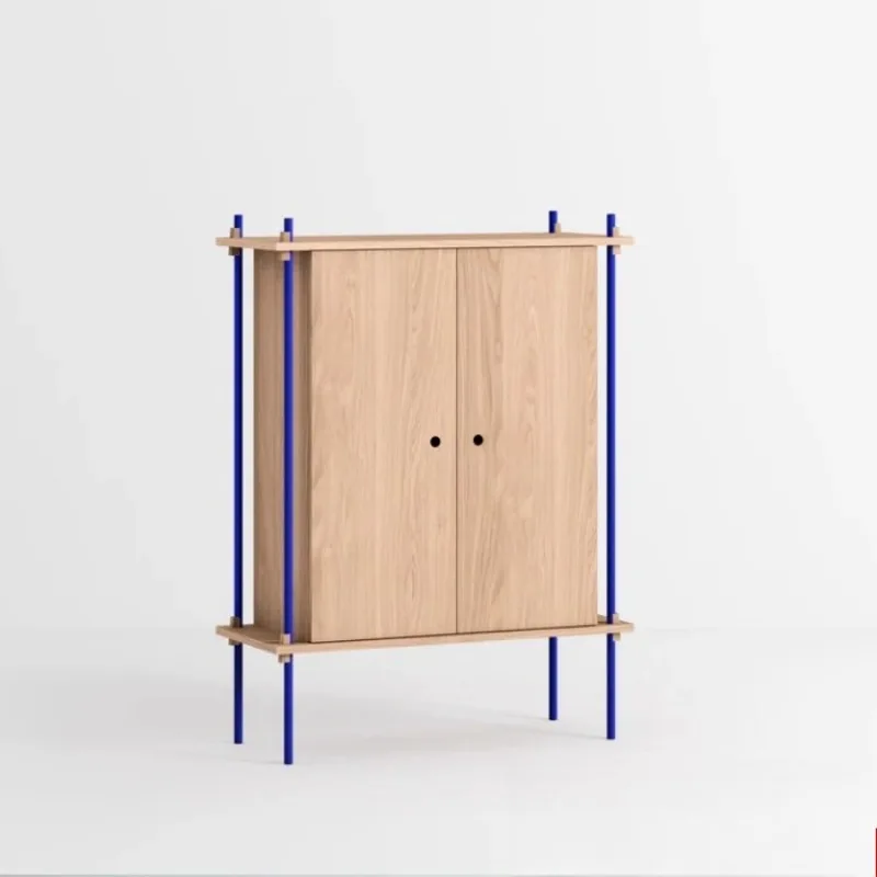 Rak Penyimpanan Modular Nordik Rak Buku Rak Dinding Sistem Penyimpanan