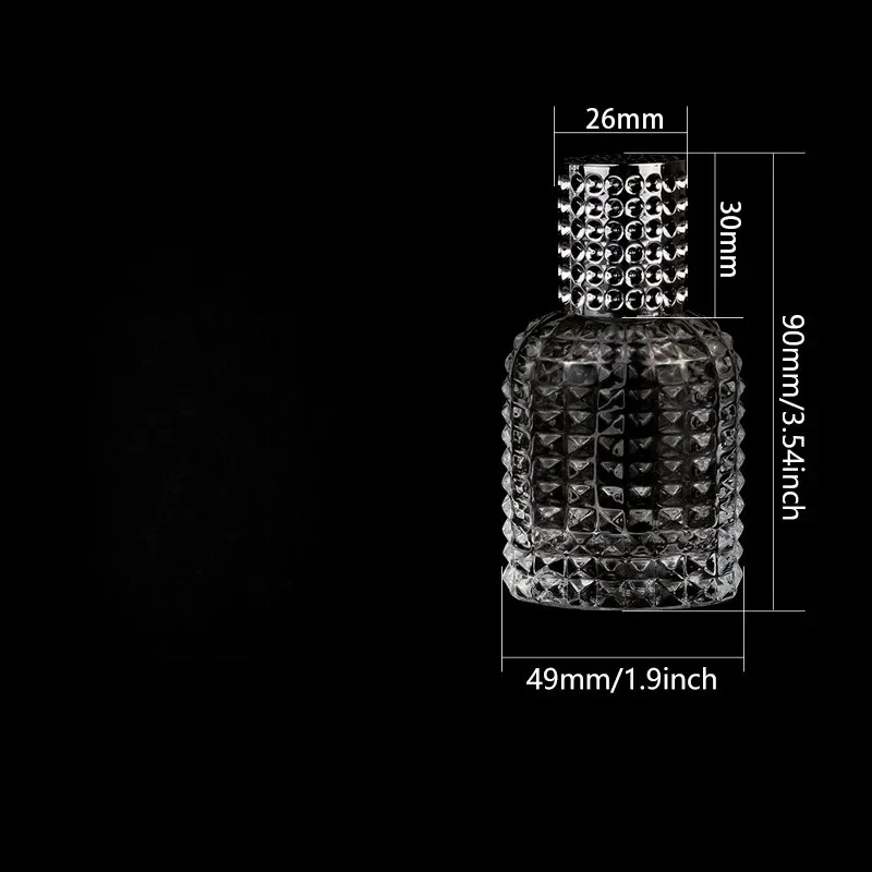1pc Mini Perfume Travel Refillable Bottles Portable Atomizer Sprayer Empty Pump Container For Traveling And Outgoing