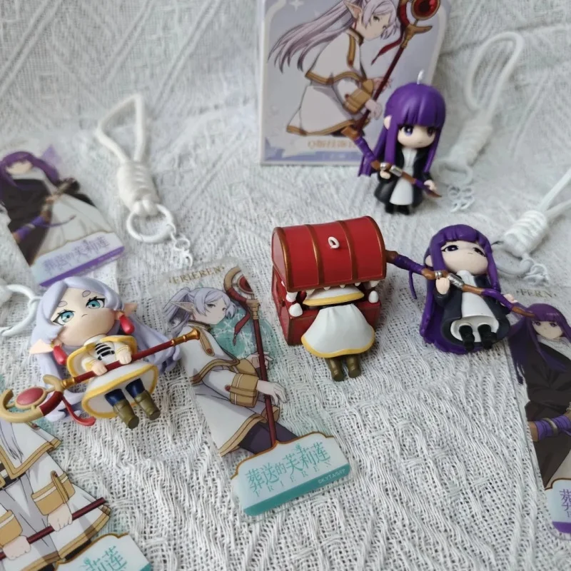 

Frieren Beyond Journey S End Chibi Брелок Аниме Фигурка Слепая Коробка Mystery Box Милые Фигурки Аниме Куклы Kawaii Игрушки Подарок