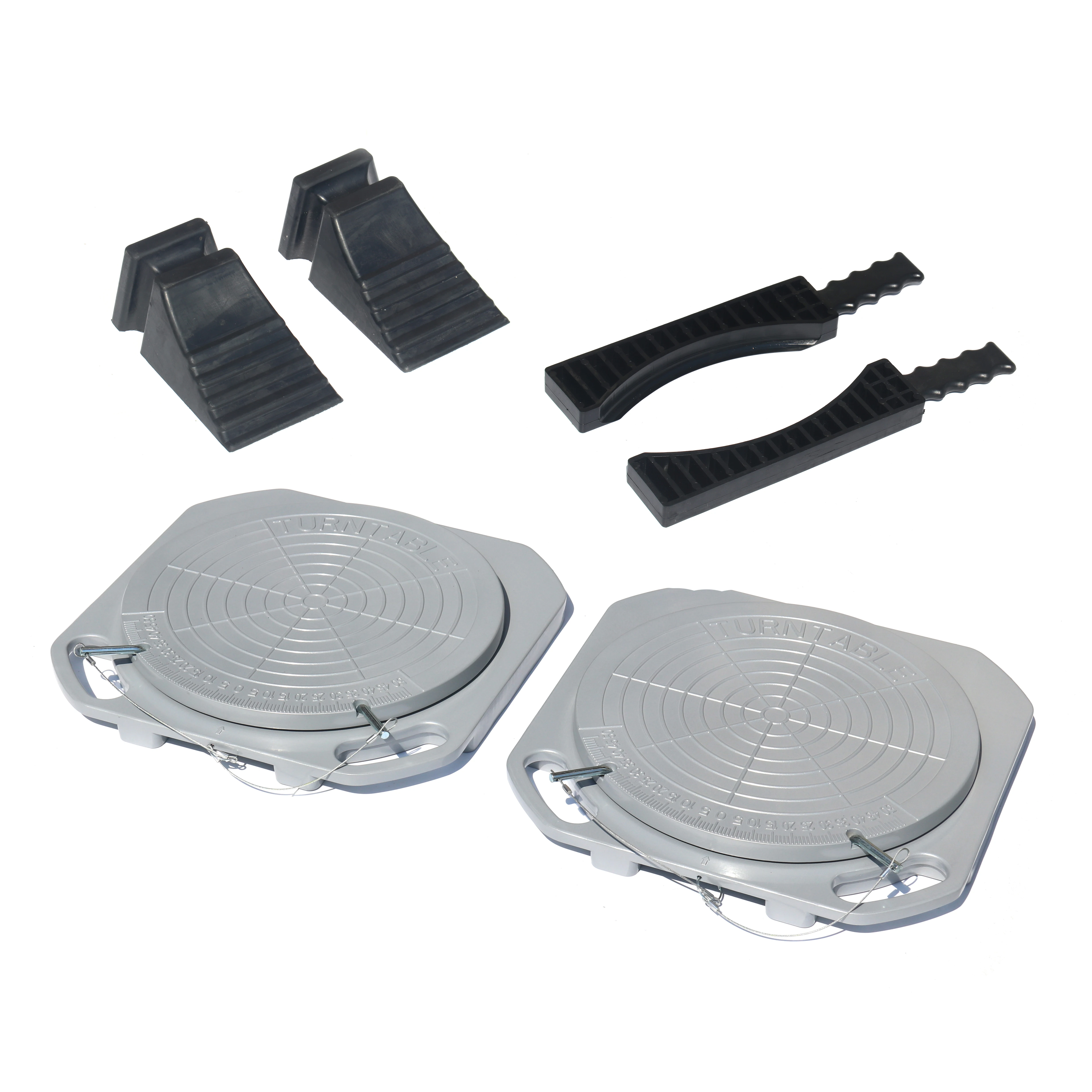 Wheel Aligner System Turnplates Turntables Radius Plates with Scale 4 Ton Load Capacity for Alignment Scissor Lift 4-Post Lift
