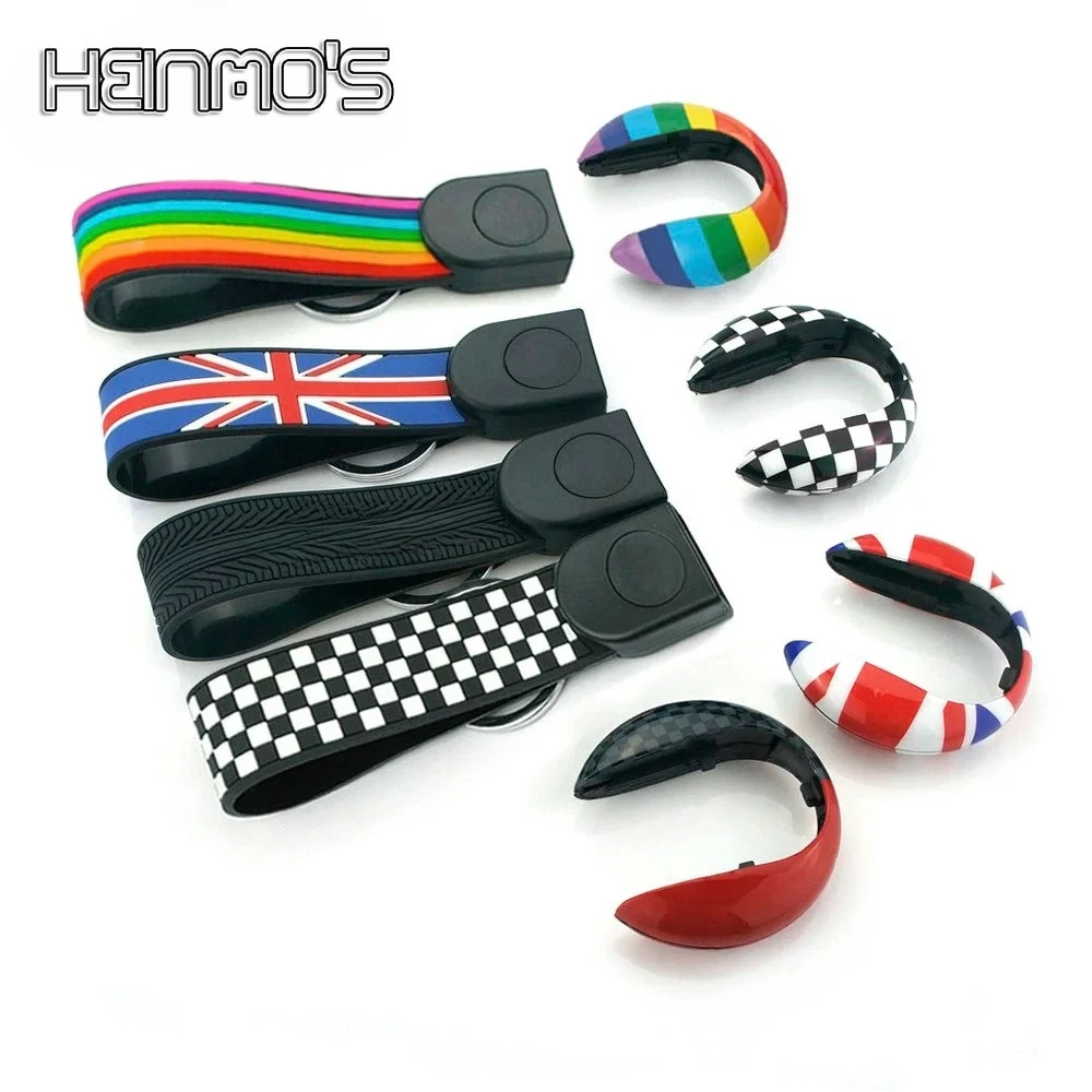 Car Key Case Cover Key Chain Shell Accessories Red JCW For MINI Cooper F55 F56 F57 Key Fob Shell Cover F54 F60 Countryman