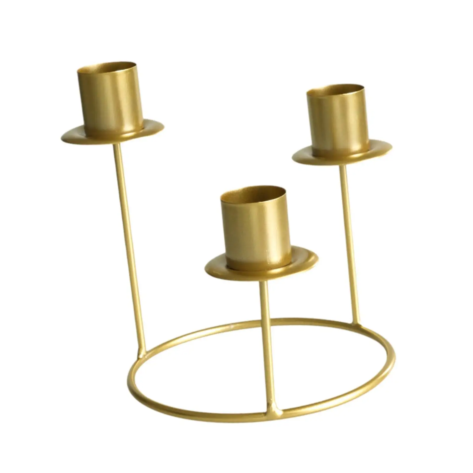 Tapered Candle Holder Long Candle Iron Candlestick Stand Pillar Candle Holder for Event Tabletop Decoration Dinning Anniversary