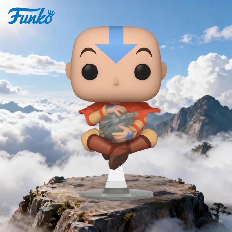 

FUNKO POP 《Аватар: Последний маг воздуха-Аанг Левитирующий》Аниме Экшн Настольное украшение Орнамент Модель Игрушки Коллекционная модель