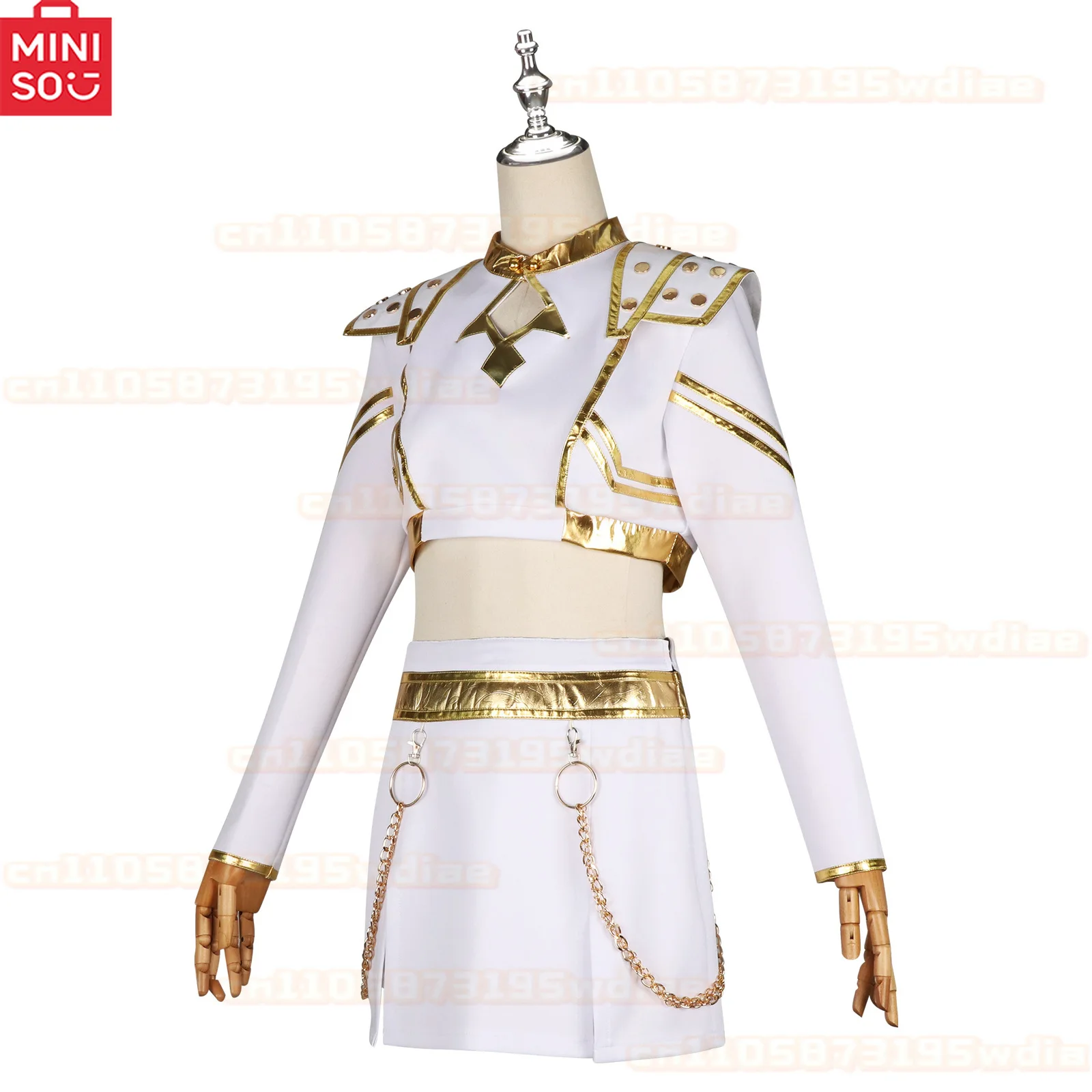 MINISO woman Rumi Mira Zoey KPop Demon Hunters Costume Roleplay Girls Stage Performance Cosplay Halloween Carnival Party Suit