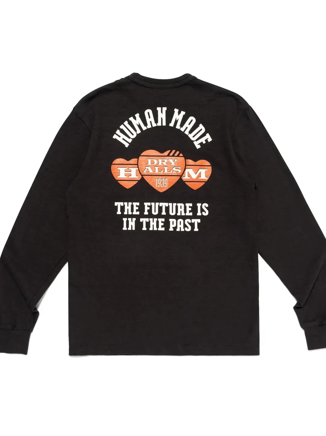 HUMAN MADE Heart Logo Patch Long Sleeve T Shirt FW26 Unisex Boxy Cotton Streetwear