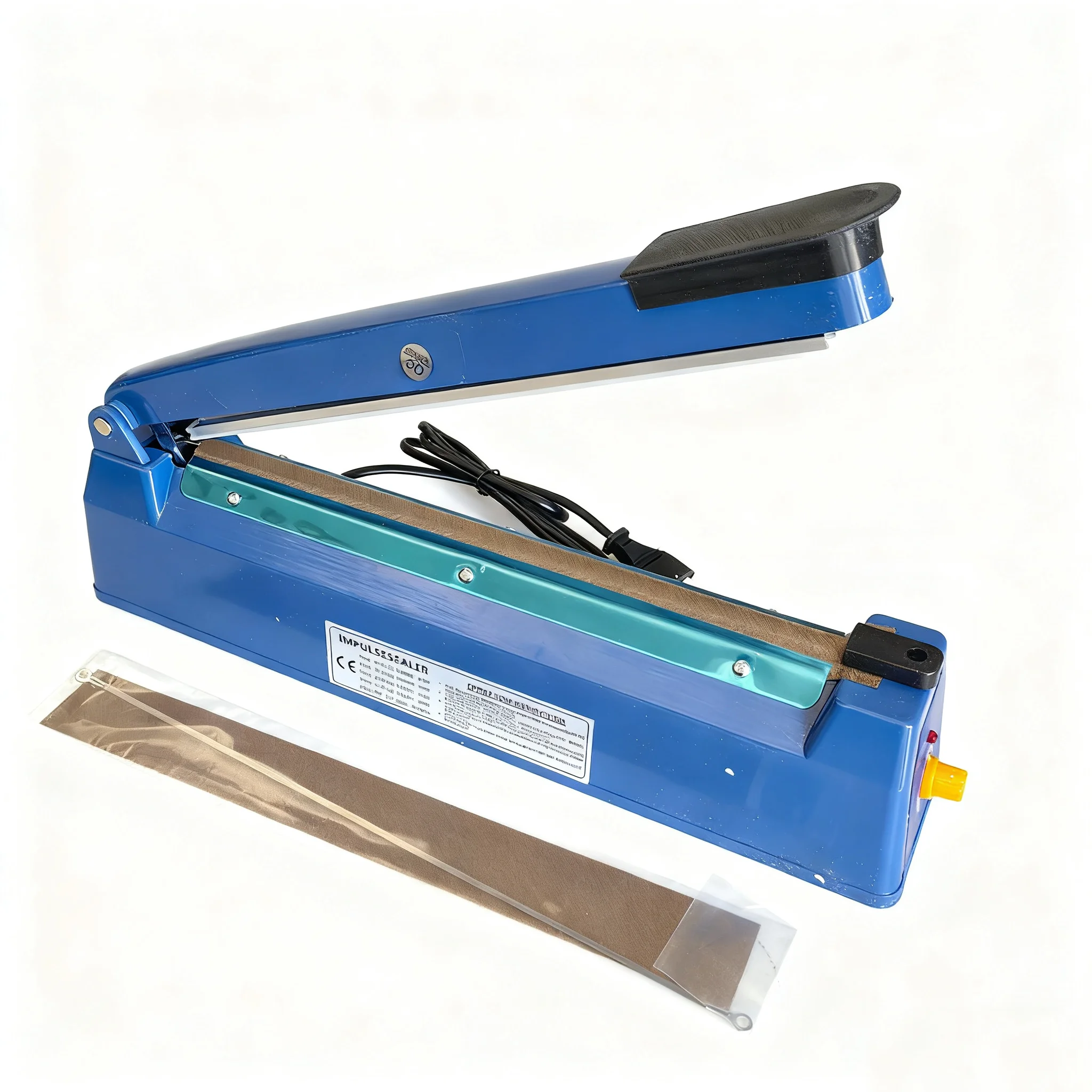 40cm Impulse Sealer Manual Hand Press Sealing Machine for 400mm Plastic Bags Wrap Bag Sealers Heat Sealing Packaging Machine