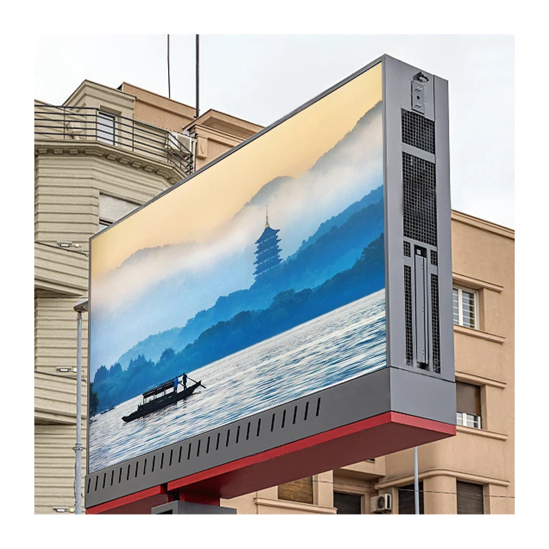 P6 Outdoor LED Wall, High Brightness 3D Naked-eye Advertising Display Screen for Outside Building Signage