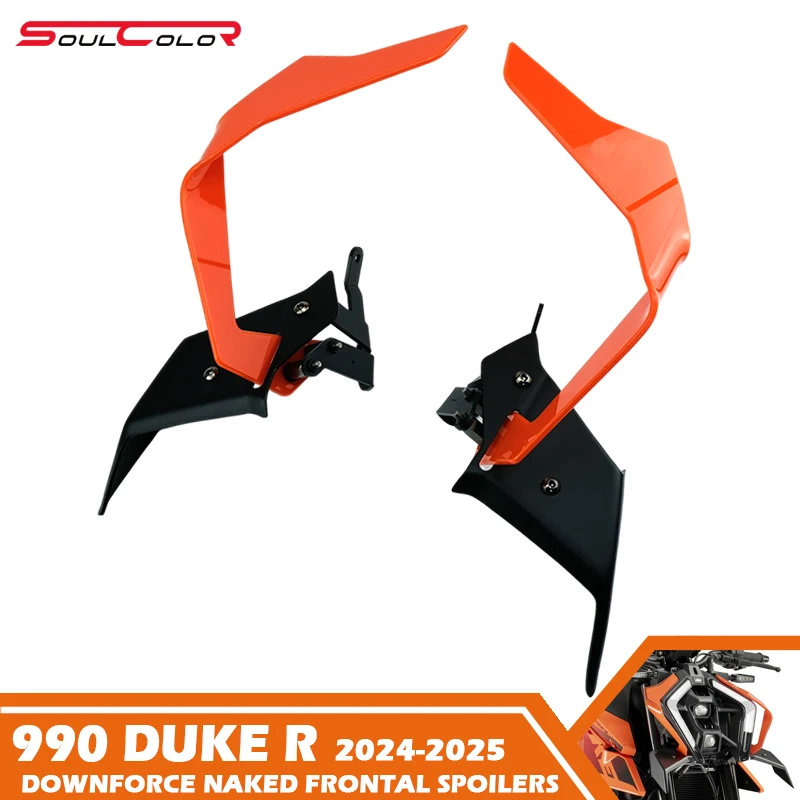 

For 990 DUKE R 2024 2025 990duke r 24-25 990DUKE Motorcycle Sport Downforce Naked Forntal Spoilers Aerodynamic Wing Deflector