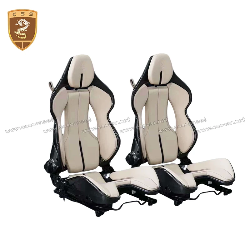 Universal Dry Carbon Fiber Adjustment Racing Bucket Seat For Ferrari SF90 296GTB Customizable Color Interior Decoration Bodykits