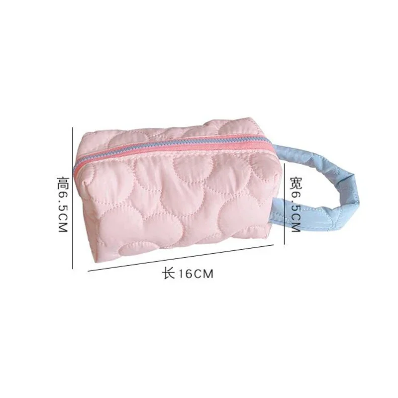 Female Quilted Flower Top-handle Bag Cosmetic Case Makeup Bags Women Travel Toiletry Bag Tote Bags Organizer Neceser Travel