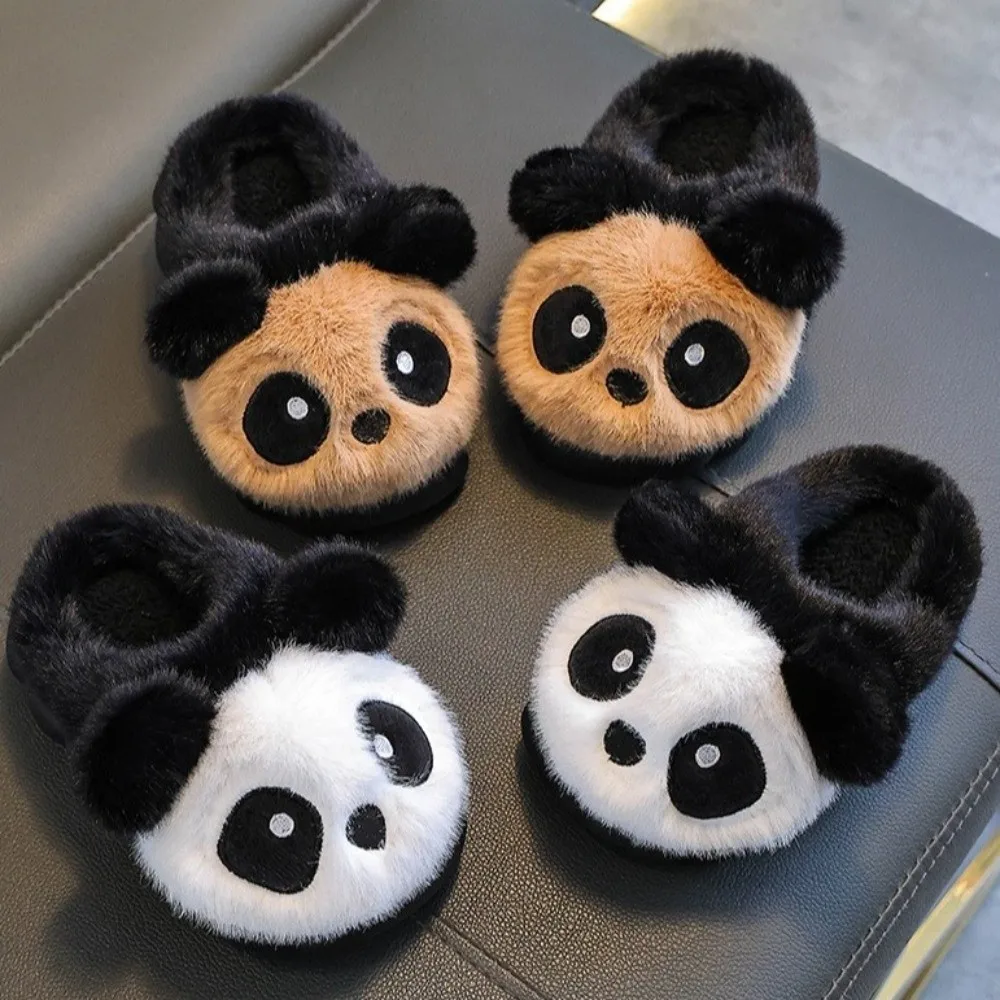 Fashion Cute Panda Children Slippers Comfortable Floor Shoes Keep Warm Home Slippers Indoor - view 3