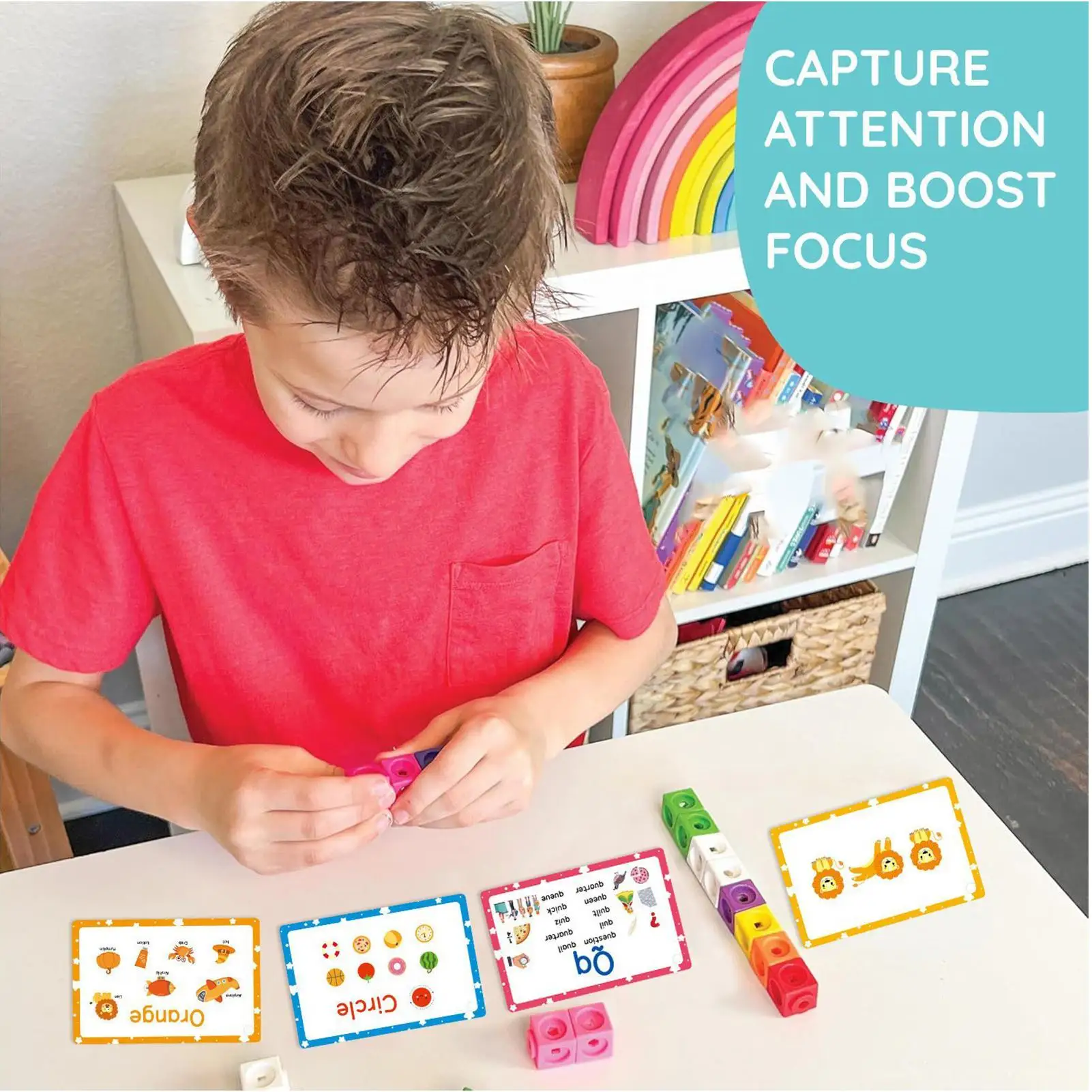 幼児のためのアルファベットフラッシュカードカラフルな文字学習フラッシュカード就学前のアルファベット認識フラッシュカード学校用