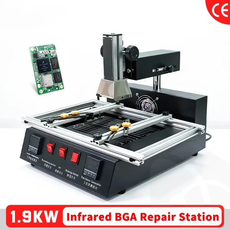 GBA Machine M770 Rework Station 1900W Soldering Tool with 220V Voltage 2 Zones Manual Operation for Precision Electronics Repair