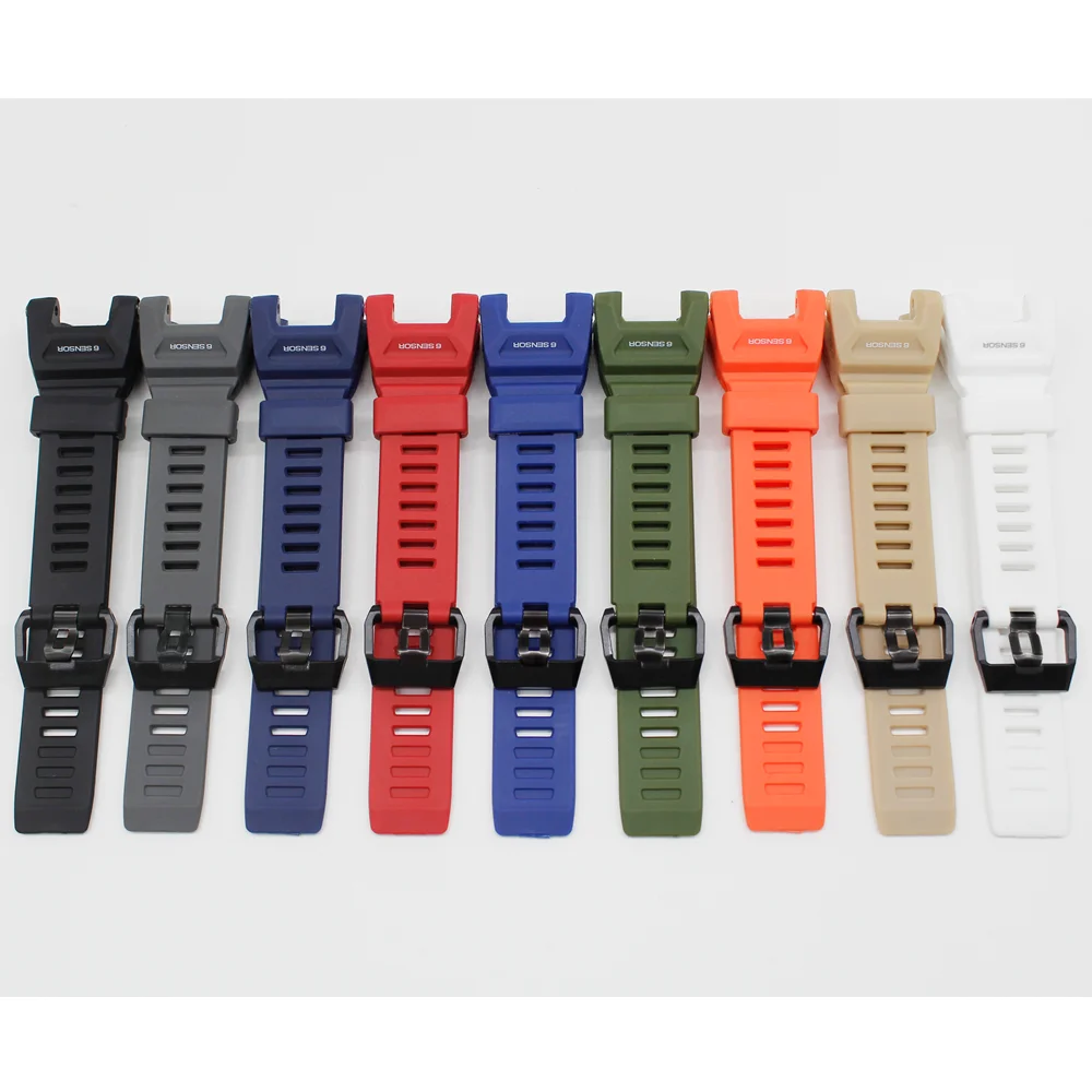 Bracelet de montre en caoutchouc souple pour Bracelet de montre de Sport GBD-H2000, accessoires de montre en TPU