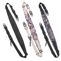 Tactical 2 Points Rifle Sling Quick Adjust Gun Sling with HK Hook Shoulder Pad Sling for Hunting Outdoor Crossbow Shoot Airsoft