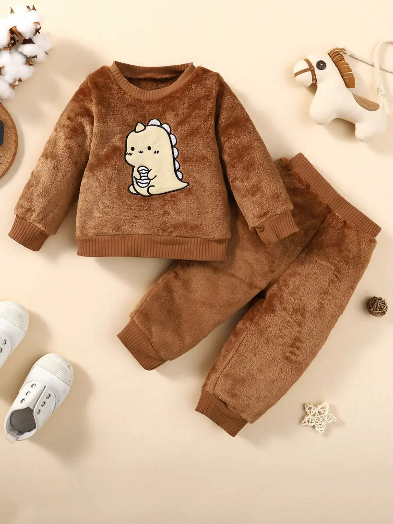 Winter  newborn  infant 0-24M  baby   girls  boys  sweater  baby  set  Long-sleeved hooded  soft  fashion  cute  baby  clothing