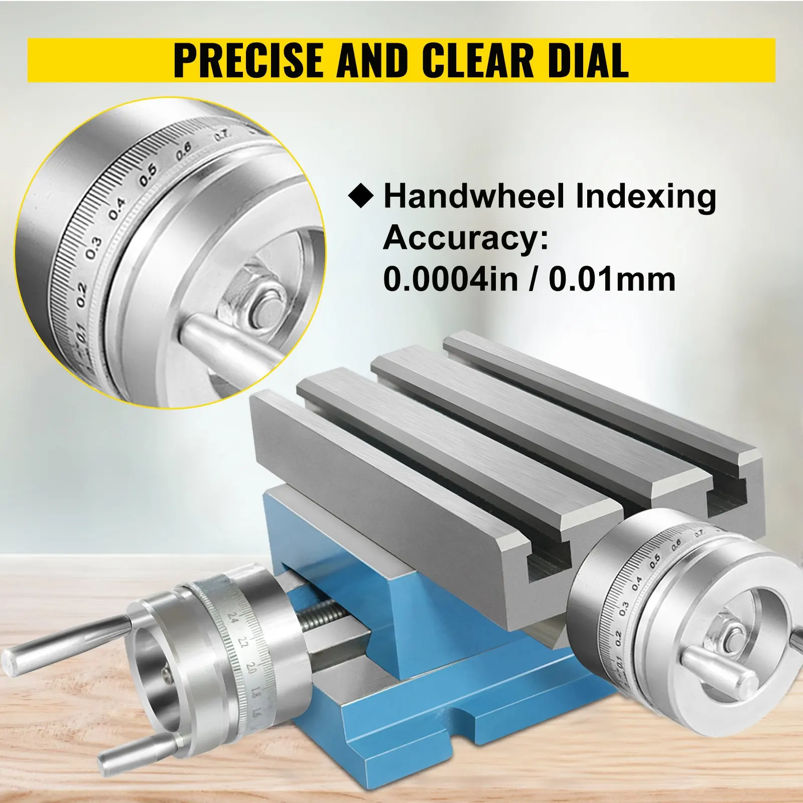 Cross Slide Table Milling Machine Worktable Precision Cross Vise Workbench 330 x 220 mm T-groove Size 12 mm