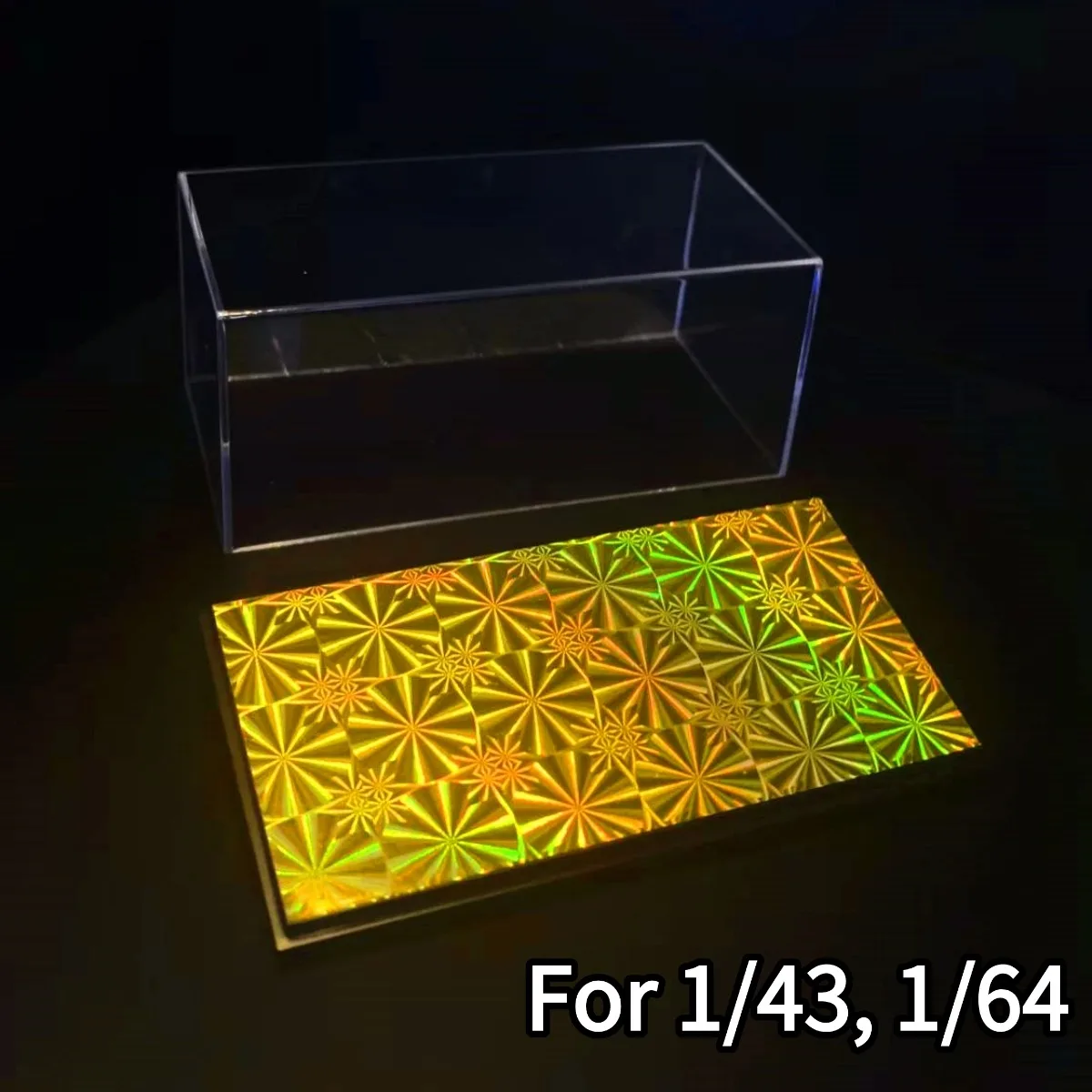 スケール1:43、1:64、1:87のトミカ、ブラーゴ、スパーク、ミニチャンプス、F1カーモデル、フォーミュラ1ミニチュア玩具用アクリルディスプレイケースボックス