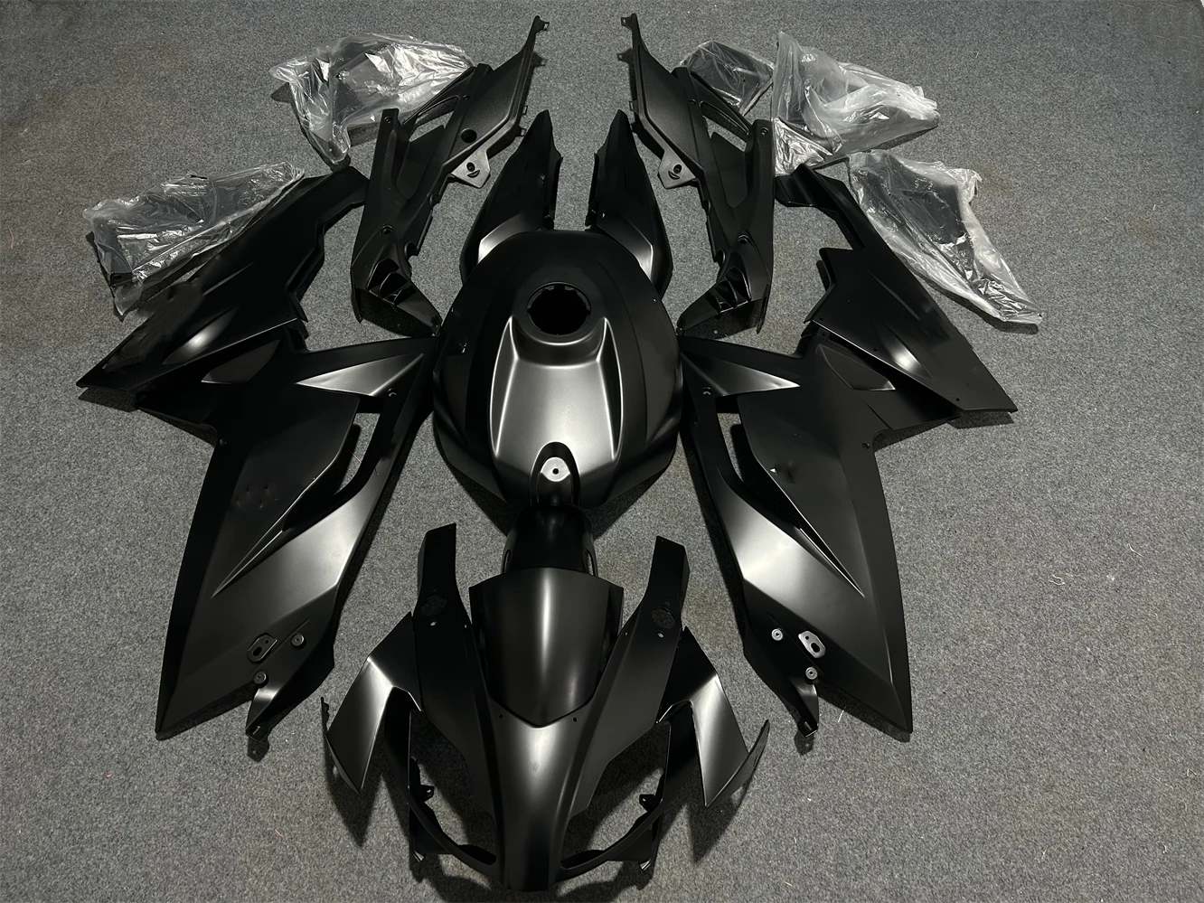 Nuova carenatura in ABS adatta per moto RS4 RS125 2006 2007 2008 2009 2010 2011 kit carrozzeria carenatura nero opaco