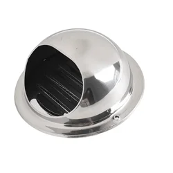 High Quality For Wall Air Outlet Grille Vent Cap Vent Cover Ventilators Heating Cooling Rainproof Silver Windproof